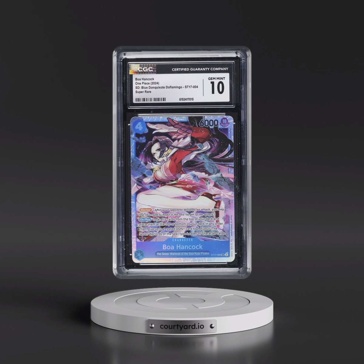 2024 Starter Deck: Blue Donquixote Doflamingo (ST17) - English #ST17-004 Boa Hancock (CGC 10 GEM MINT)