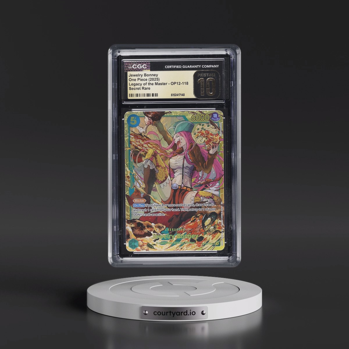 2025 Legacy of the Master (OP12) - English #OP12-118 Jewelry Bonney (CGC 10 PRISTINE)