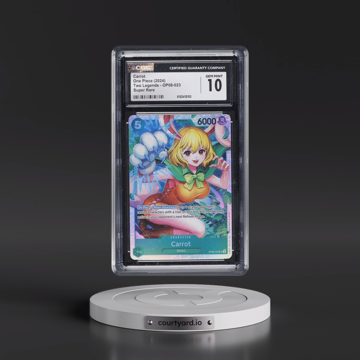 2024 Two Legends (OP08) - English #OP08-023 Carrot (CGC 10 GEM MINT)