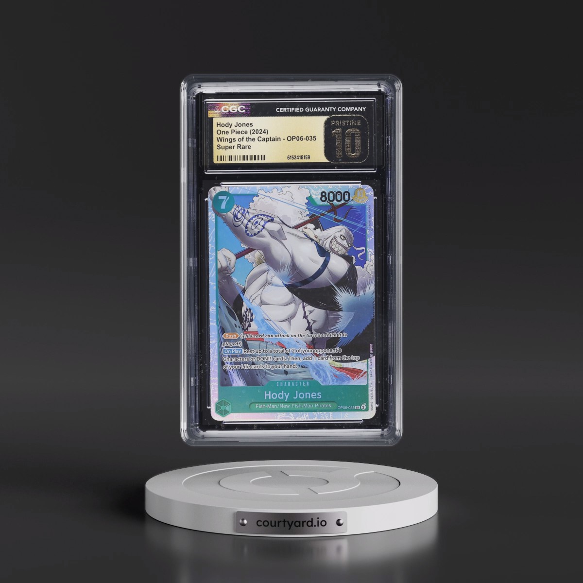 2024 Wings of the Captain (OP06) - English #OP06-035 Hody Jones (CGC 10 PRISTINE)