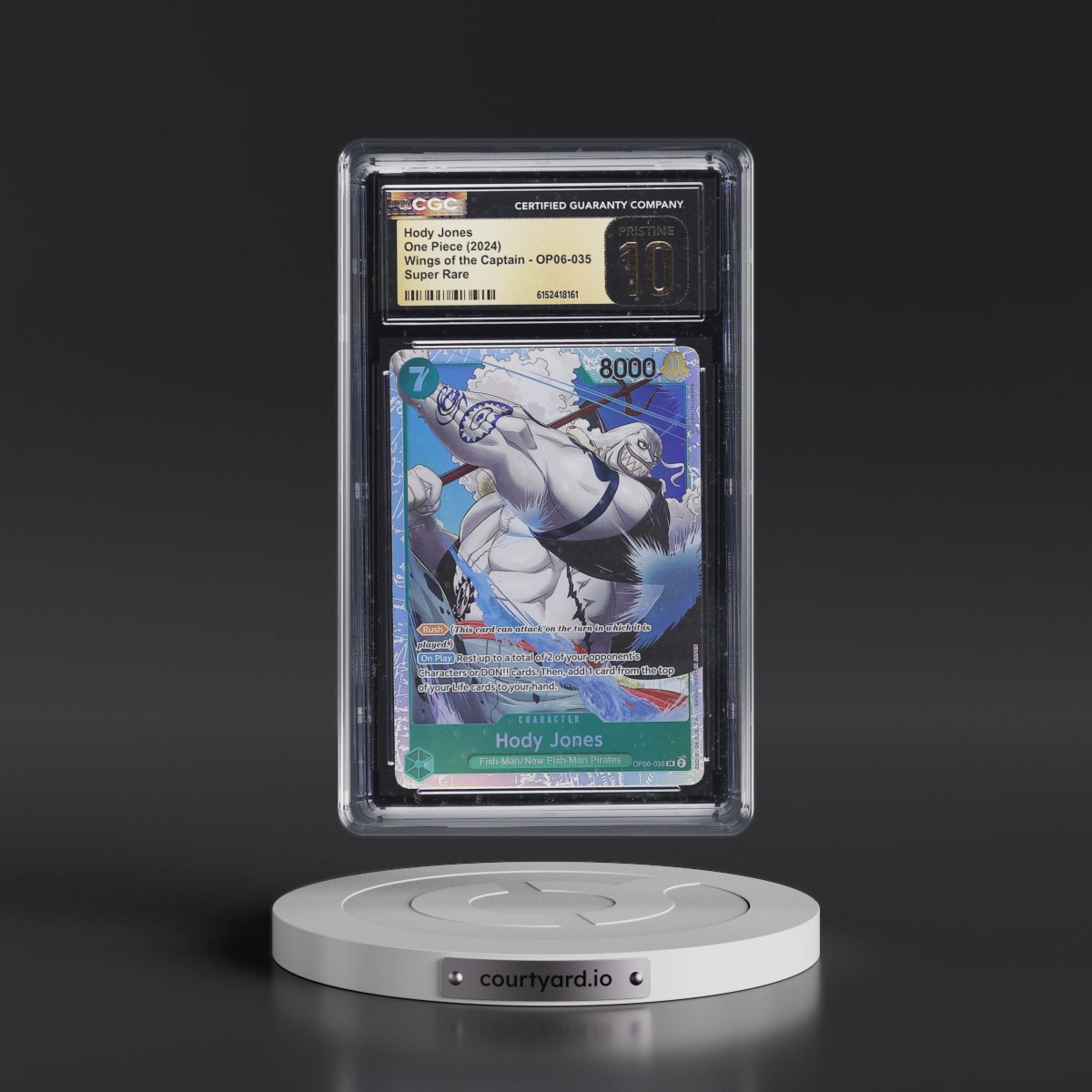 2024 Wings of the Captain (OP06) - English #OP06-035 Hody Jones (CGC 10 PRISTINE)