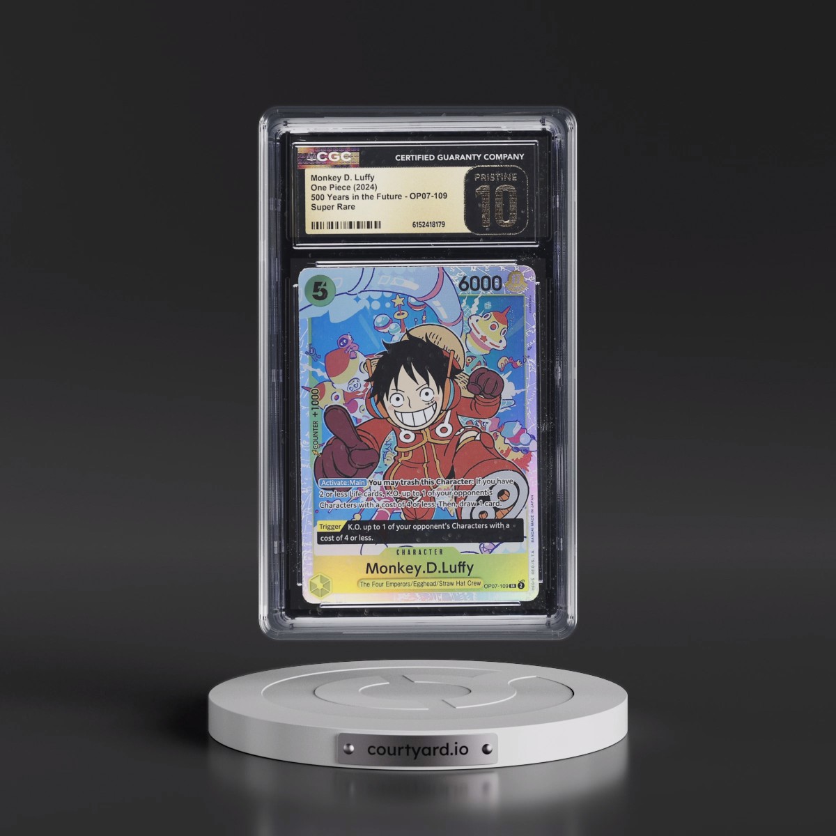 2024 500 Years in the Future (OP07) - English #OP07-109 Monkey D. Luffy - (Color Variation) (CGC 10 PRISTINE)