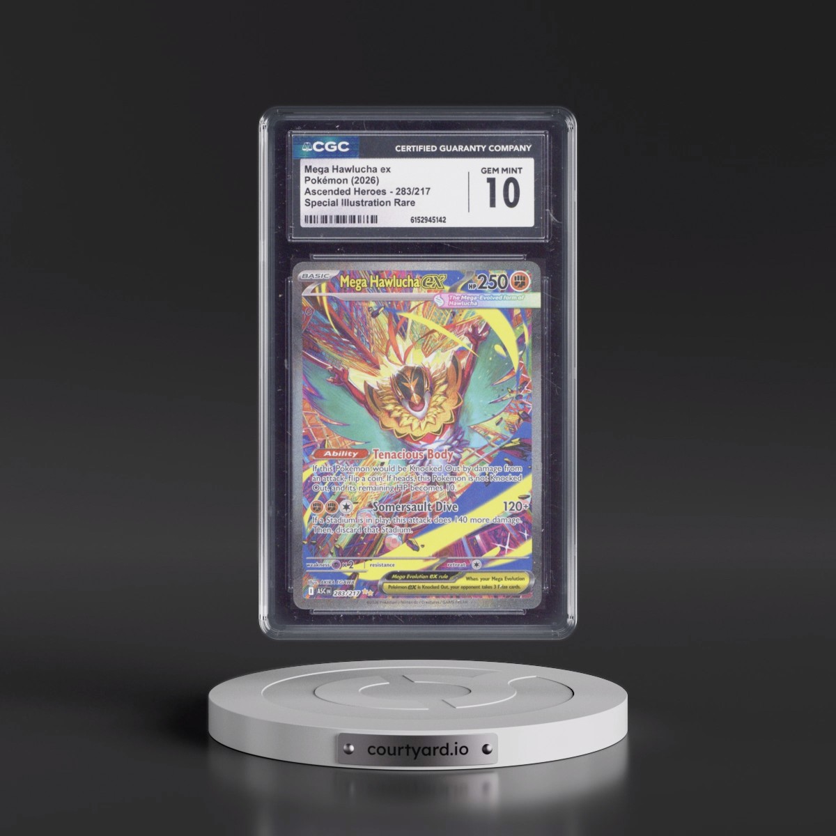2026 Ascended Heroes - ASC EN #283/217 Mega Hawlucha ex - Special Illustration Rare (Holo) (CGC 10 GEM MINT)