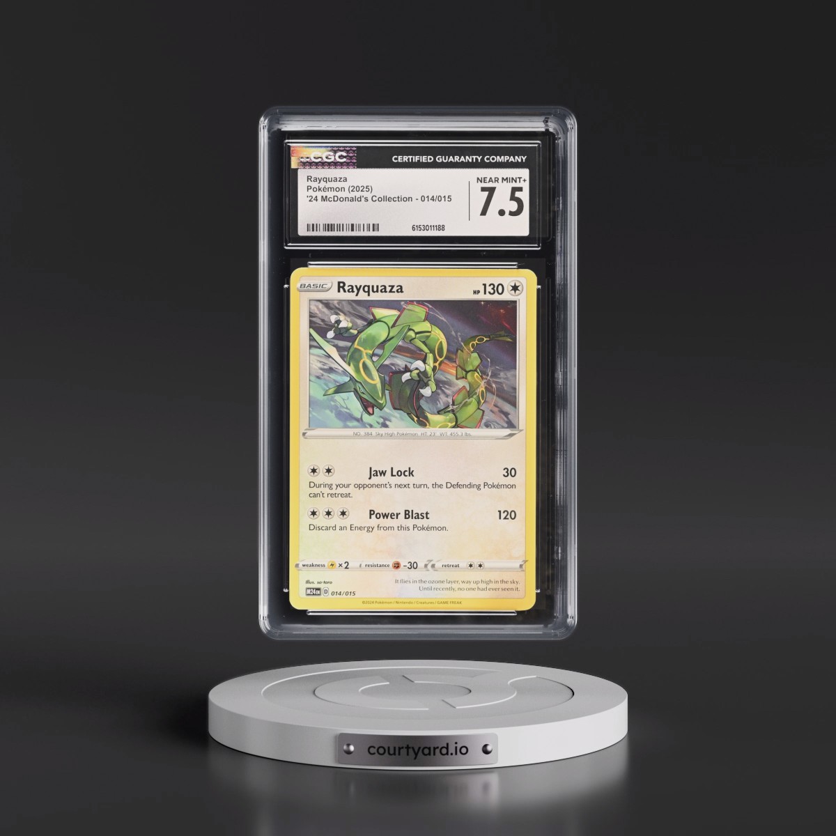 2025 McDonald's Collection - M24 EN #014/015 Rayquaza (CGC 7.5 NM+)