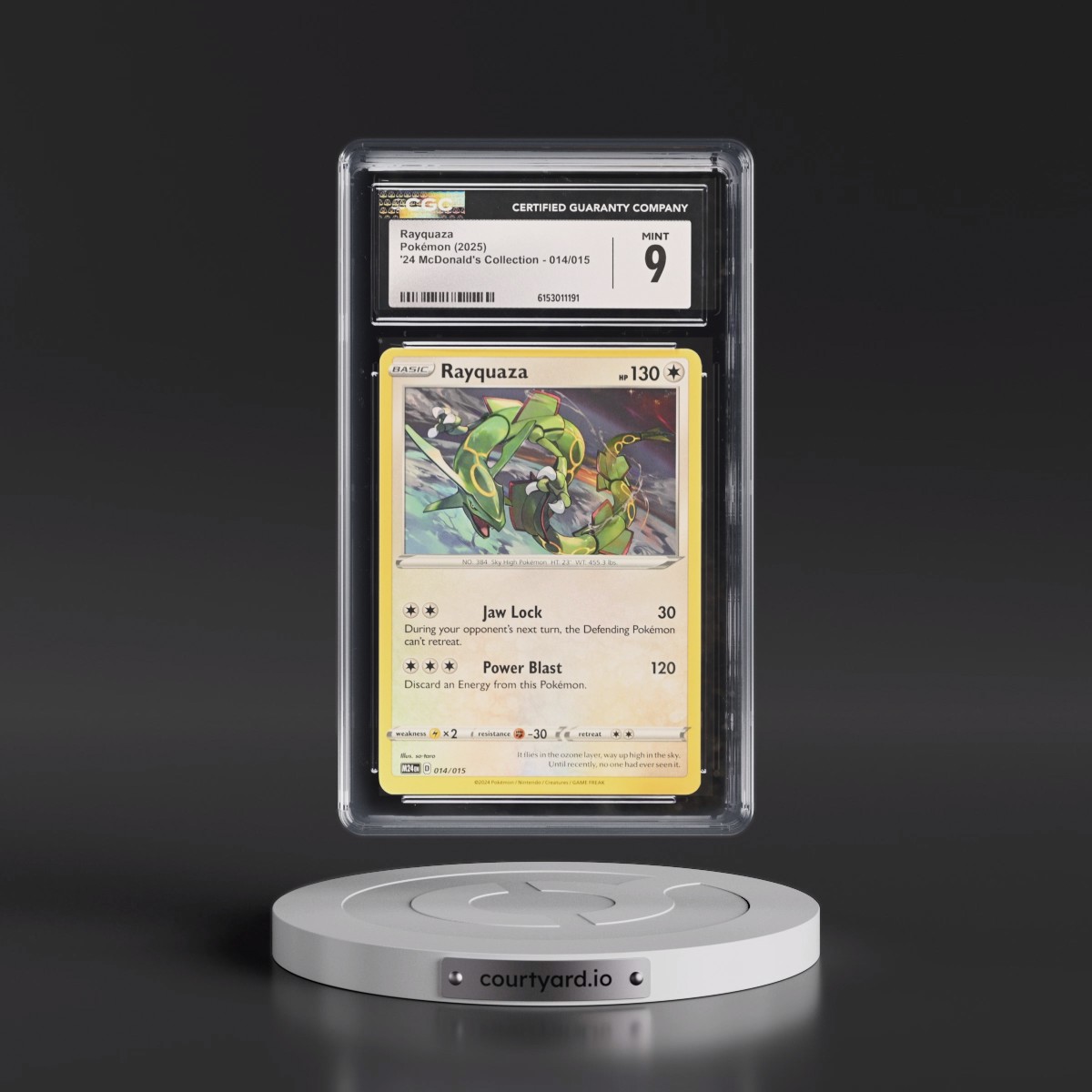 2025 McDonald's Collection - M24 EN #014/015 Rayquaza (CGC 9 MINT)