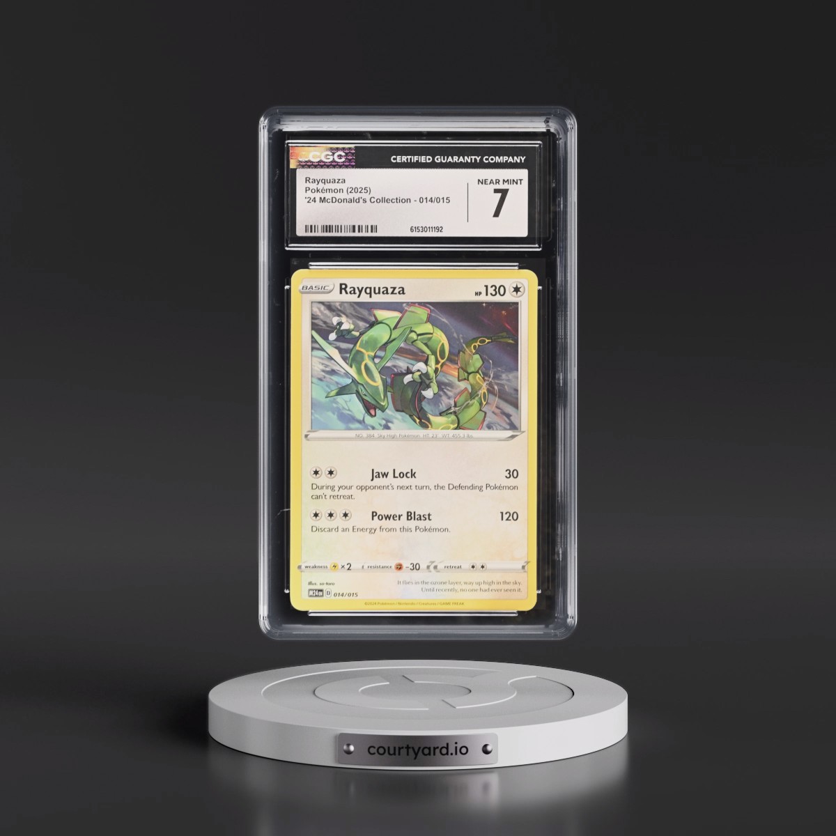 2025 McDonald's Collection - M24 EN #014/015 Rayquaza (CGC 7 NM)