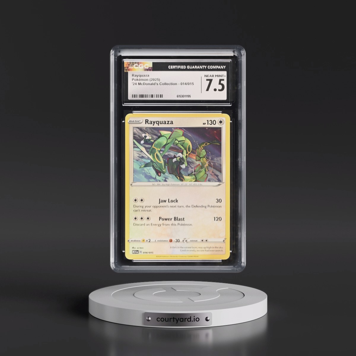2025 McDonald's Collection - M24 EN #014/015 Rayquaza (CGC 7.5 NM+)