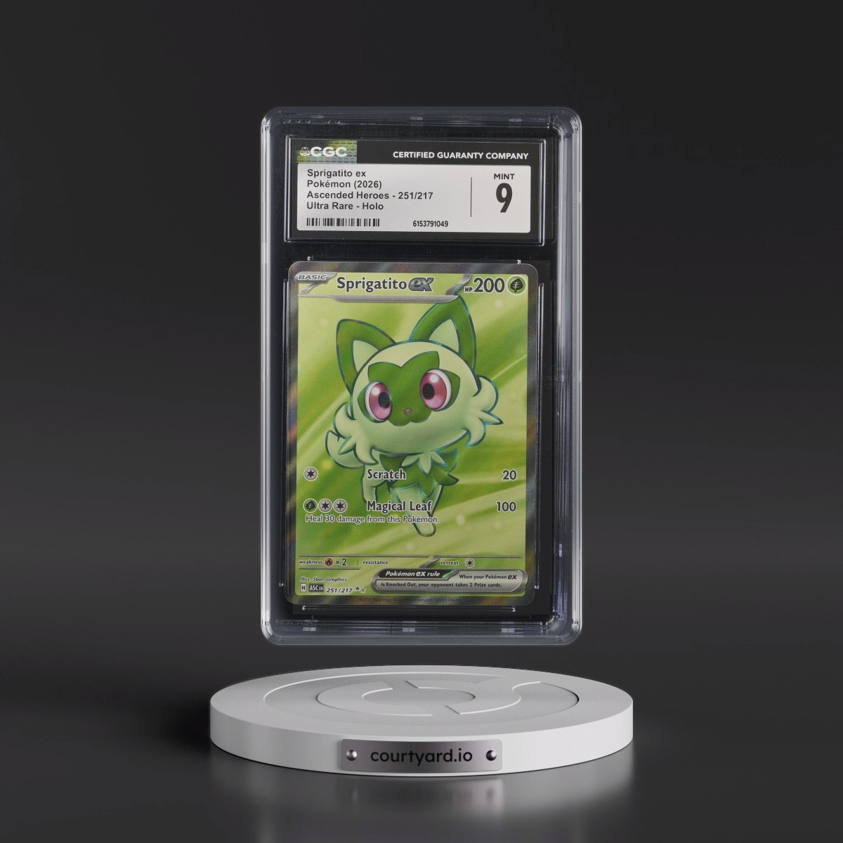 2026 Ascended Heroes - ASC EN #251/217 Sprigatito ex - Ultra Rare Holo (CGC 9 MINT)