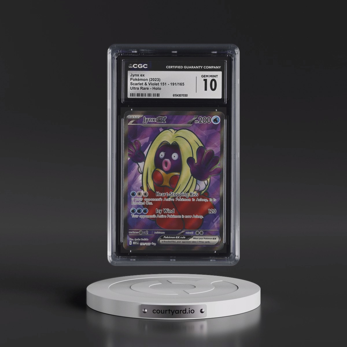 2023 Scarlet & Violet 151 - MEW EN #191/165 Jynx ex - Ultra Rare Holo (CGC 10 GEM MINT)