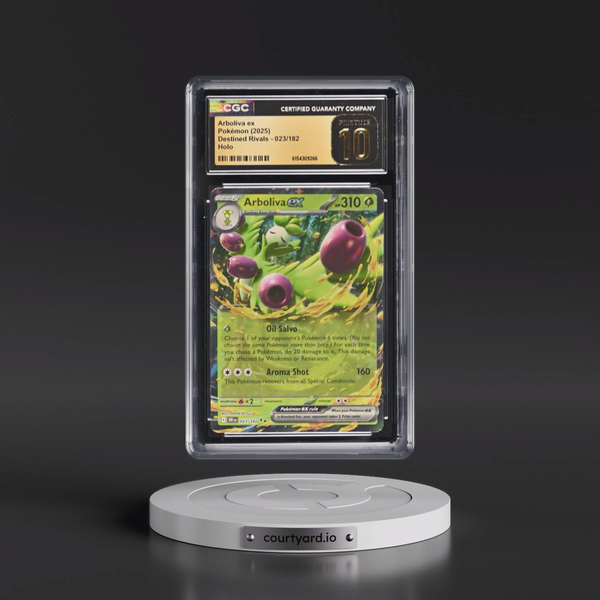 2025 Destined Rivals - DRI EN #023/182 Arboliva ex - Holo (CGC 10 PRISTINE)