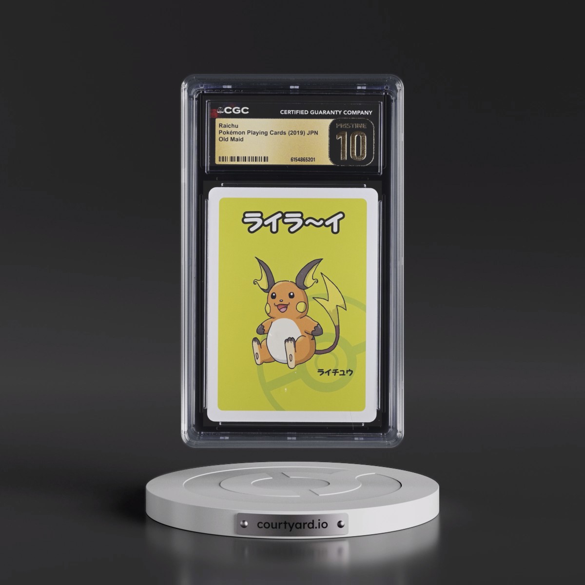 2019 Old Maid (Red Back) Raichu CGC 10