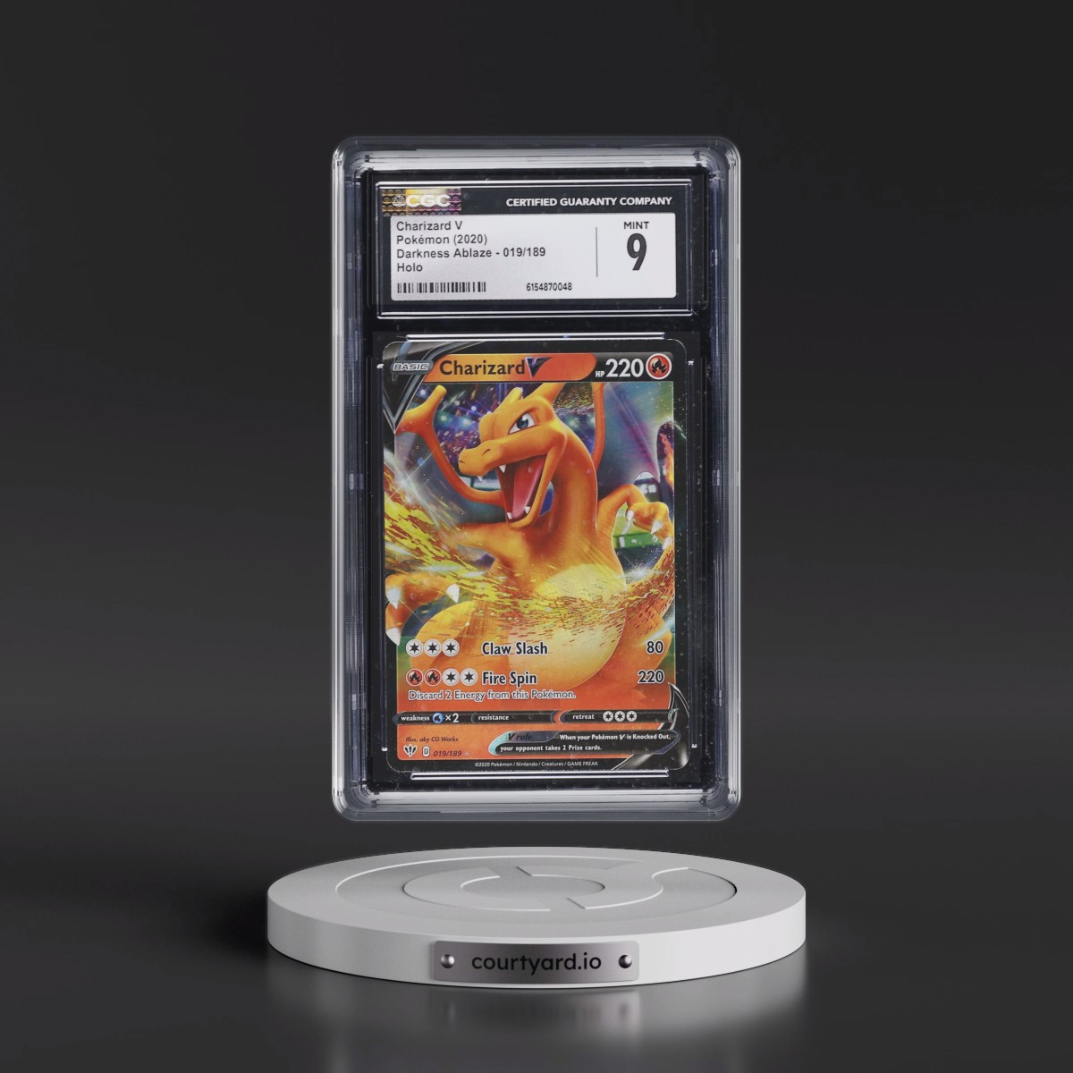 2020 Darkness Ablaze #019/189 Charizard V - Holo (CGC 9 MINT)
