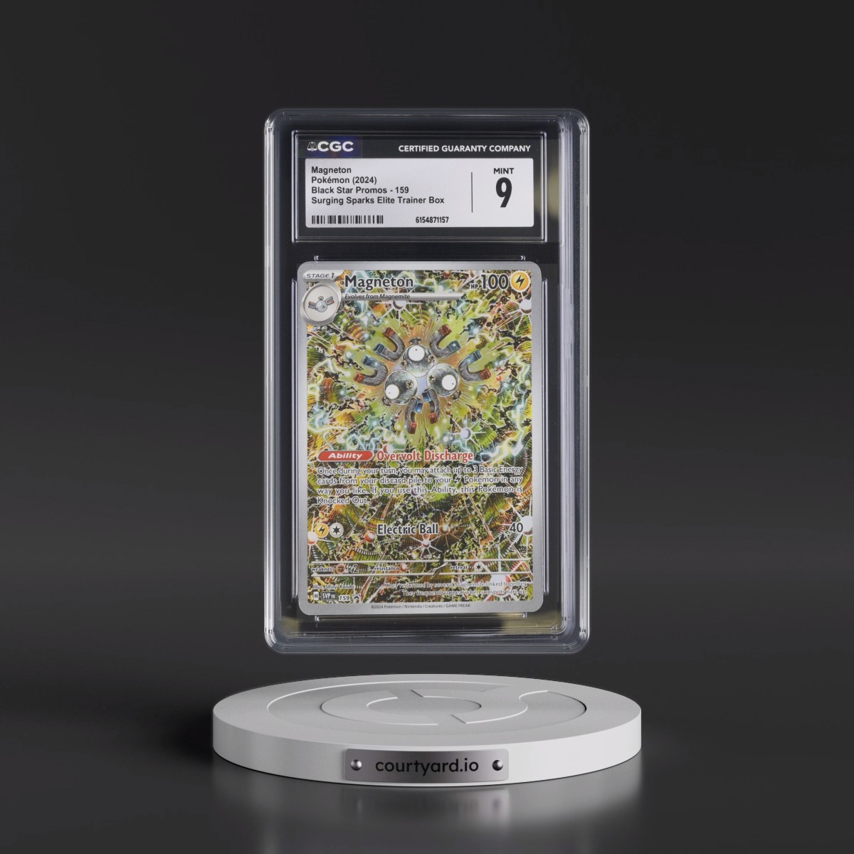 2023 Black Star Promos - Scarlet & Violet SVP EN #159 Magneton - Surging Sparks Elite Trainer Box (Holo) (CGC 9 MINT)