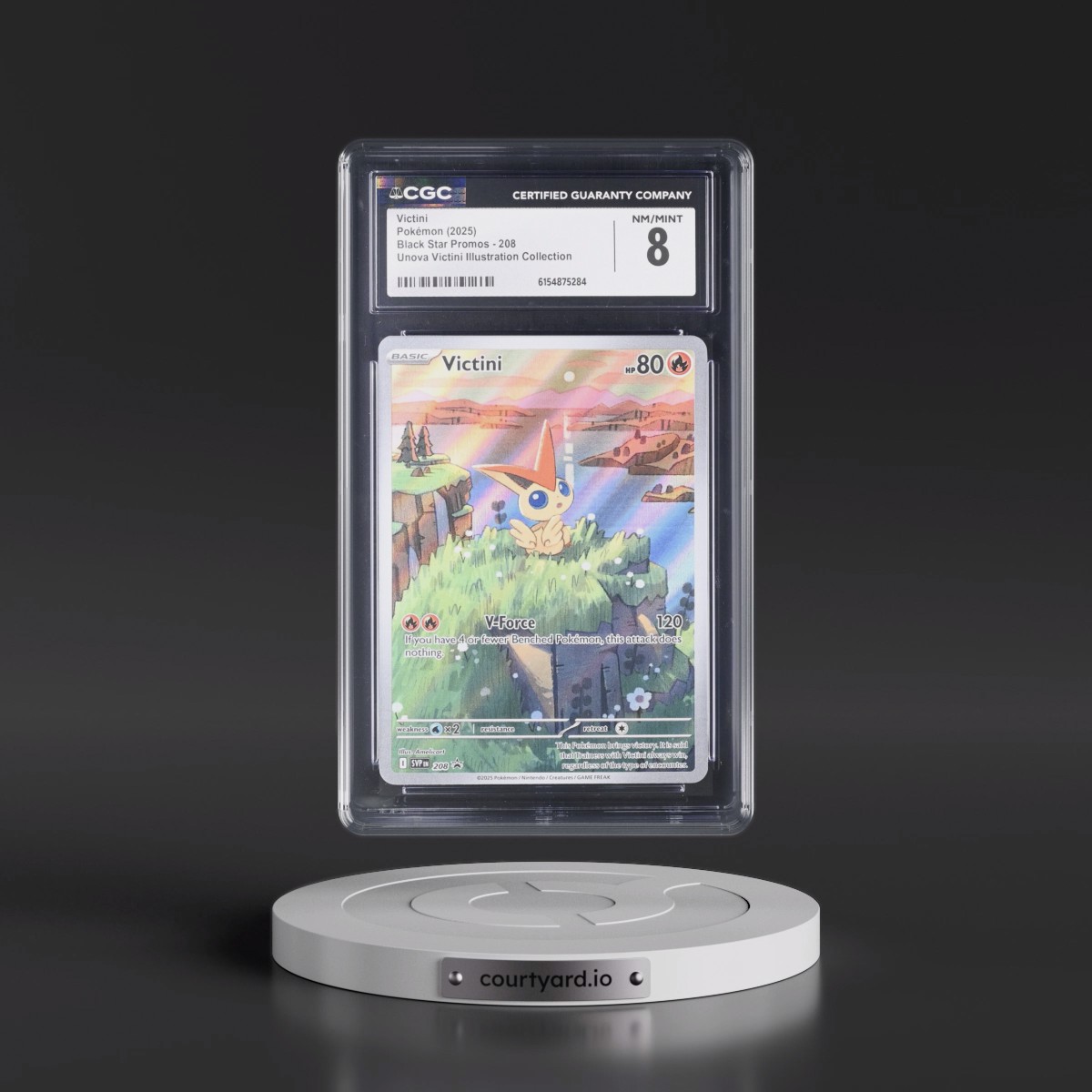 2023 Black Star Promos - Scarlet & Violet SVP EN #208 Victini - Unova Victini Illustration Collection (Holo) (CGC 8 NM-MT)