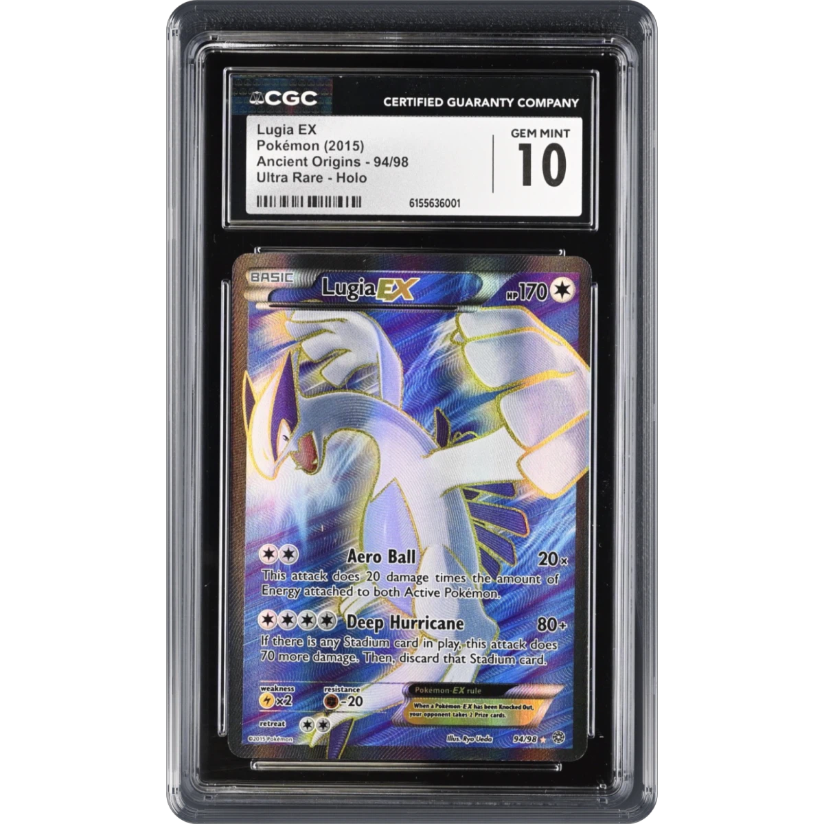 Lugia EX card artwork