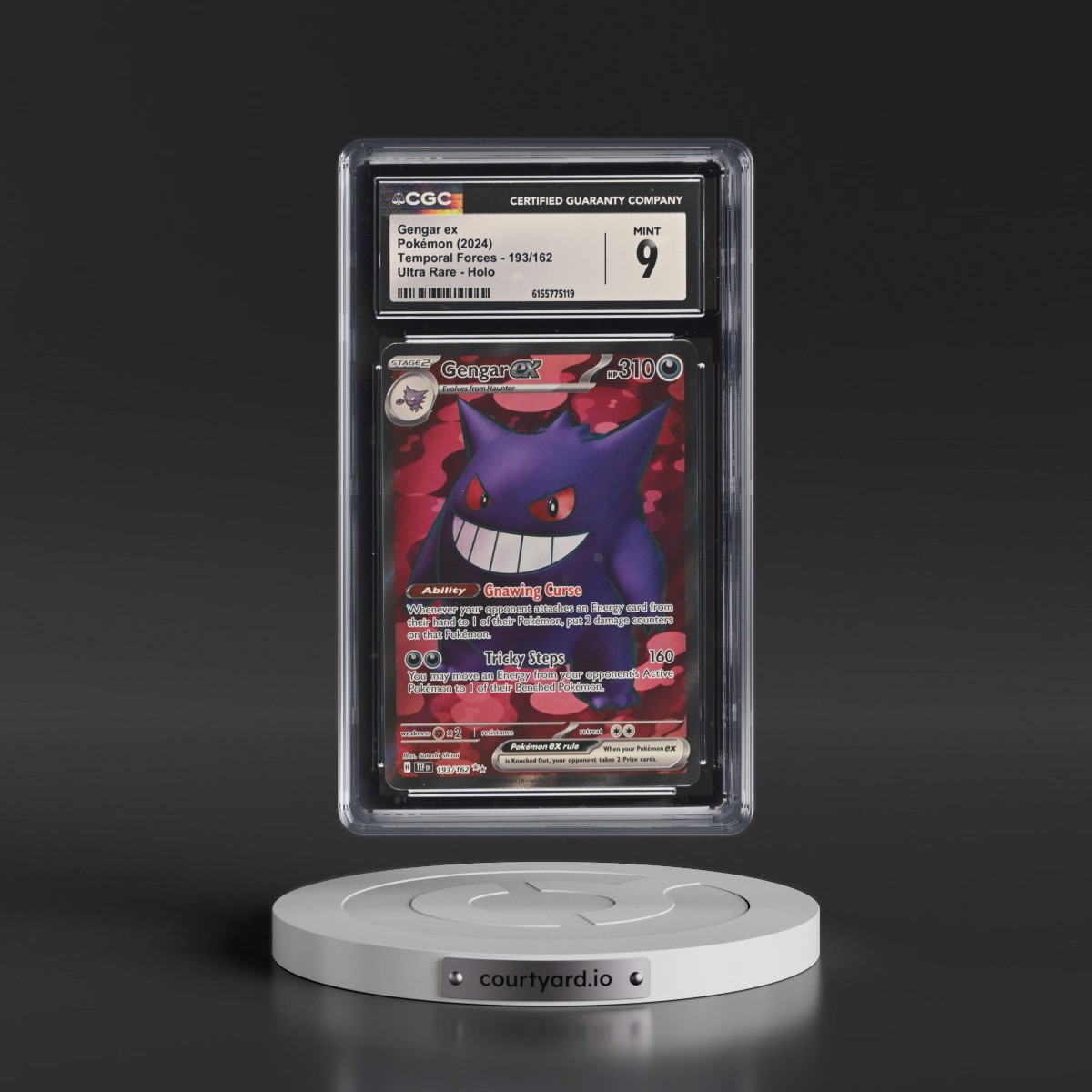 2023 Temporal Forces - TEF EN #193/162 Gengar ex - Ultra Rare Holo (CGC 9 MINT)