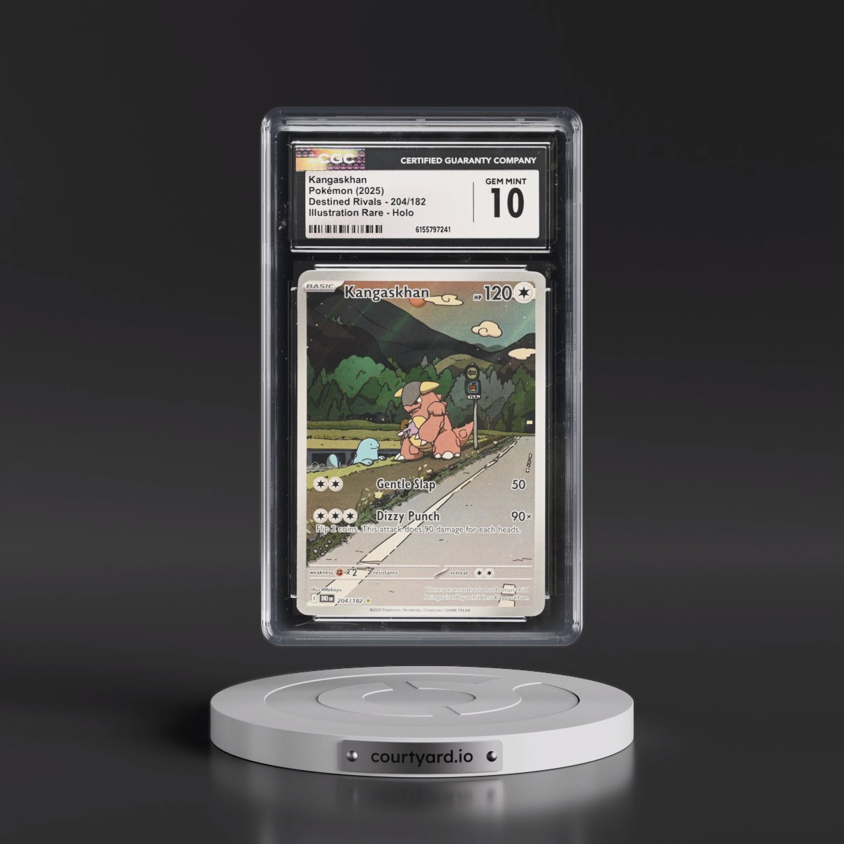 2025 Destined Rivals - DRI EN #204/182 Kangaskhan - Illustration Rare Holo (CGC 10 GEM MINT)