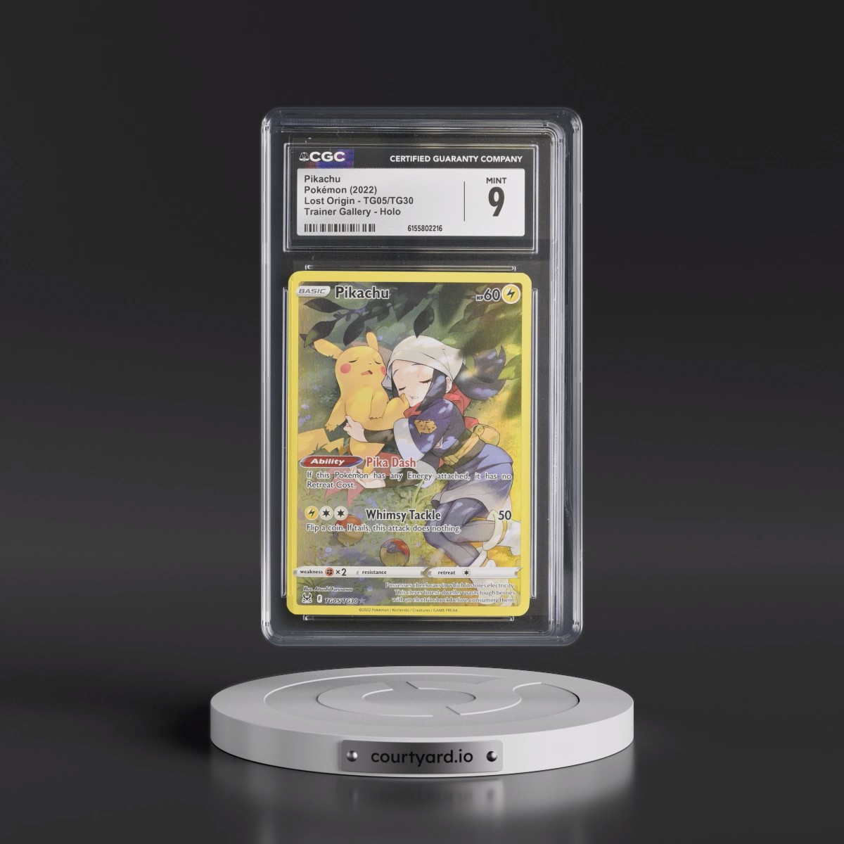 2022 Lost Origin #TG05/TG30 Pikachu - Trainer Gallery Holo (CGC 9 MINT)