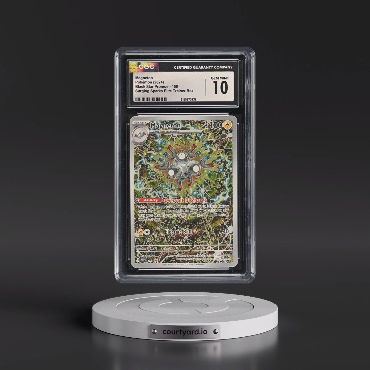 2023 Black Star Promos - Scarlet & Violet SVP EN #159 Magneton - Surging Sparks Elite Trainer Box (Holo) (CGC 10 GEM MINT)