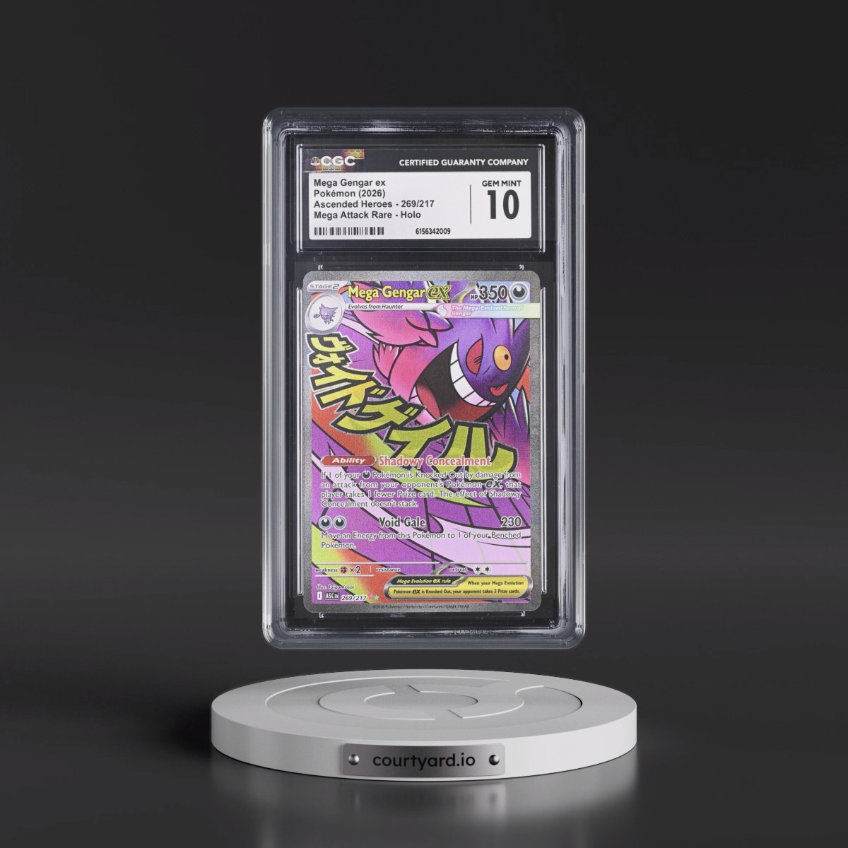 2026 Ascended Heroes - ASC EN Mega Gengar ex - Mega Attack Rare Holo #269/217 CGC 10