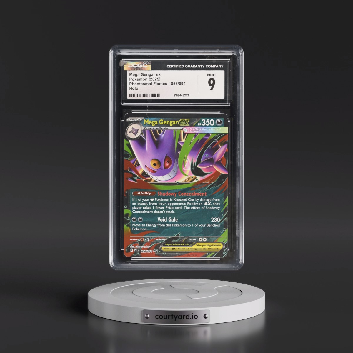 2025 Phantasmal Flames - PFL EN #056/094 Mega Gengar ex - Holo (CGC 9 MINT)
