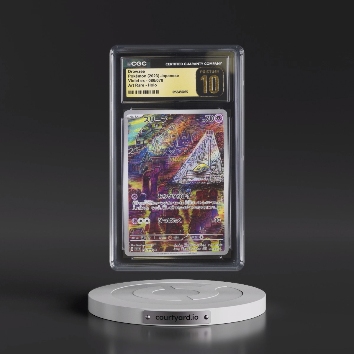 2023 Violet ex Drowzee - Art Rare Holo #086/078 CGC 10