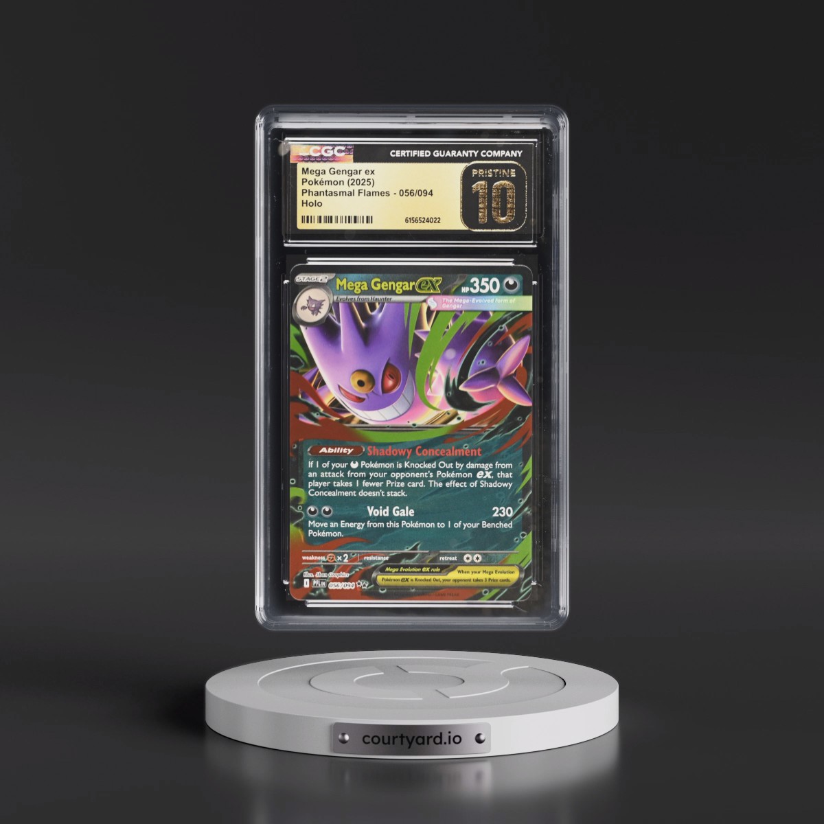 2025 Phantasmal Flames - PFL EN #056/094 Mega Gengar ex - Holo (CGC 10 PRISTINE)