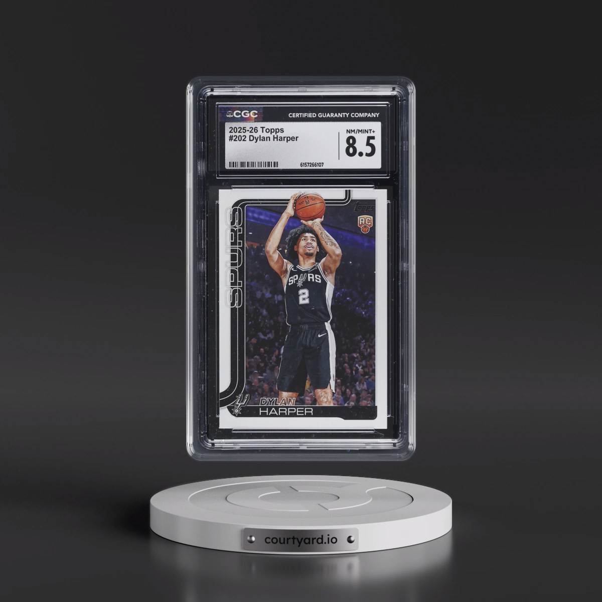2025 Topps #202 Dylan Harper (CGC 8.5 NM-MT+)