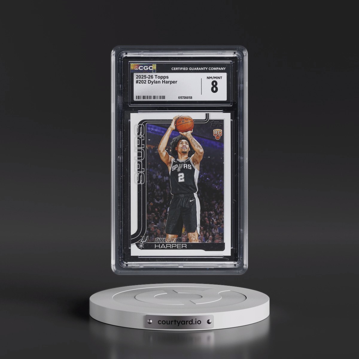 2025 Topps #202 Dylan Harper (CGC 8 NM-MT)