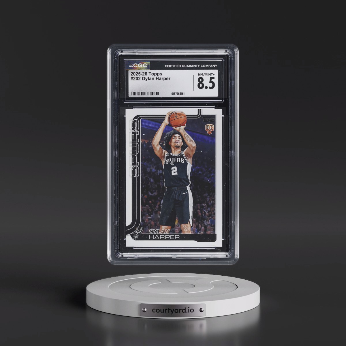 2025 Topps #202 Dylan Harper (CGC 8.5 NM-MT+)