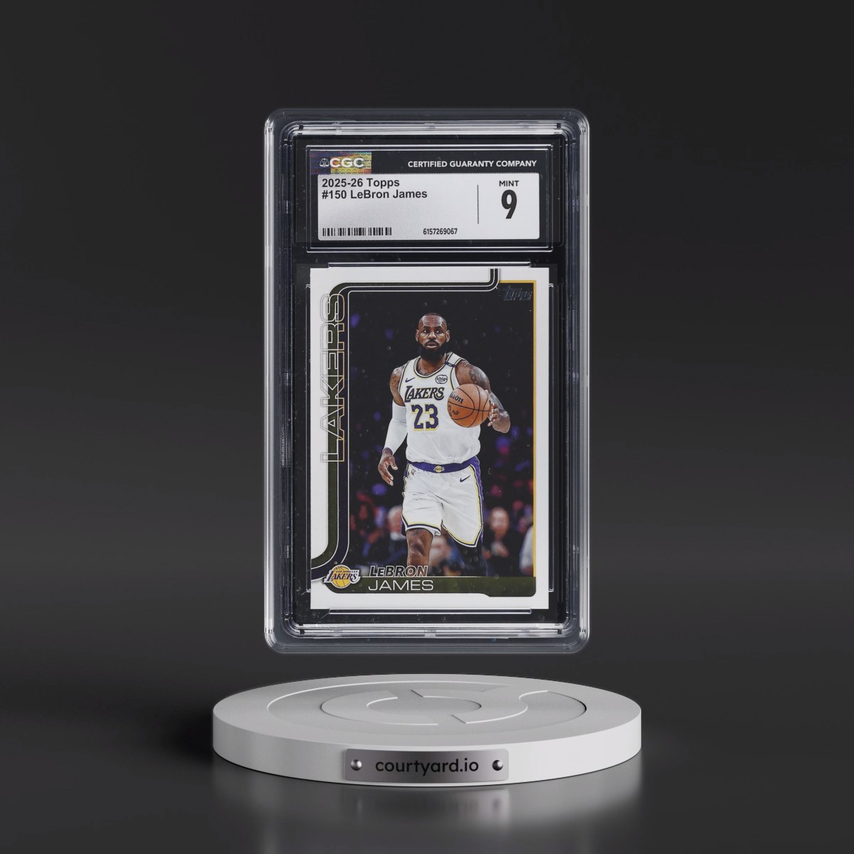2025 Topps #150 LeBron James (CGC 9 MINT)