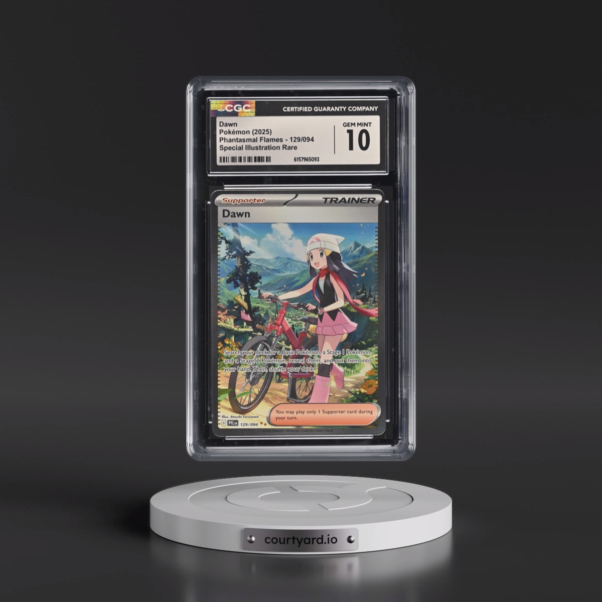 2025 Phantasmal Flames - PFL EN #129/094 Dawn - Special Illustration Rare (Holo) (CGC 10 GEM MINT)