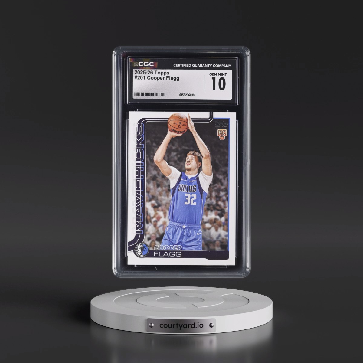 2025 Topps #201 Cooper Flagg (CGC 10 GEM MINT)