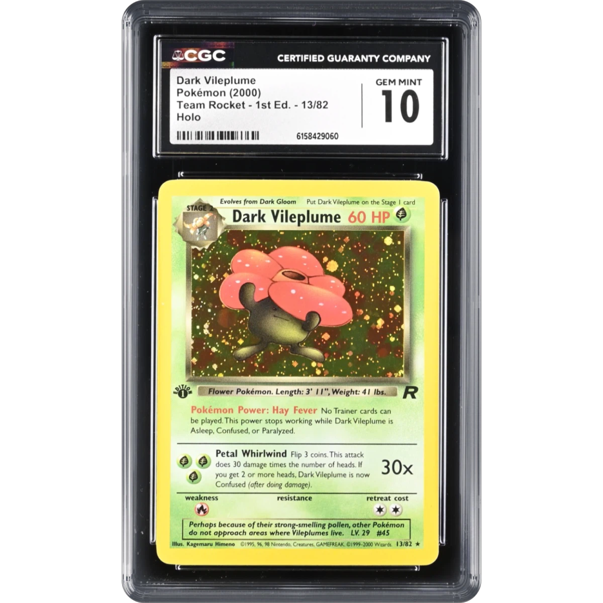 Dark Vileplume card artwork