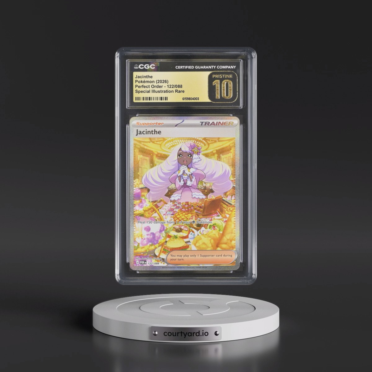 2026 Perfect Order - POR EN #122/088 Jacinthe - Special Illustration Rare (Holo) (CGC 10 PRISTINE)