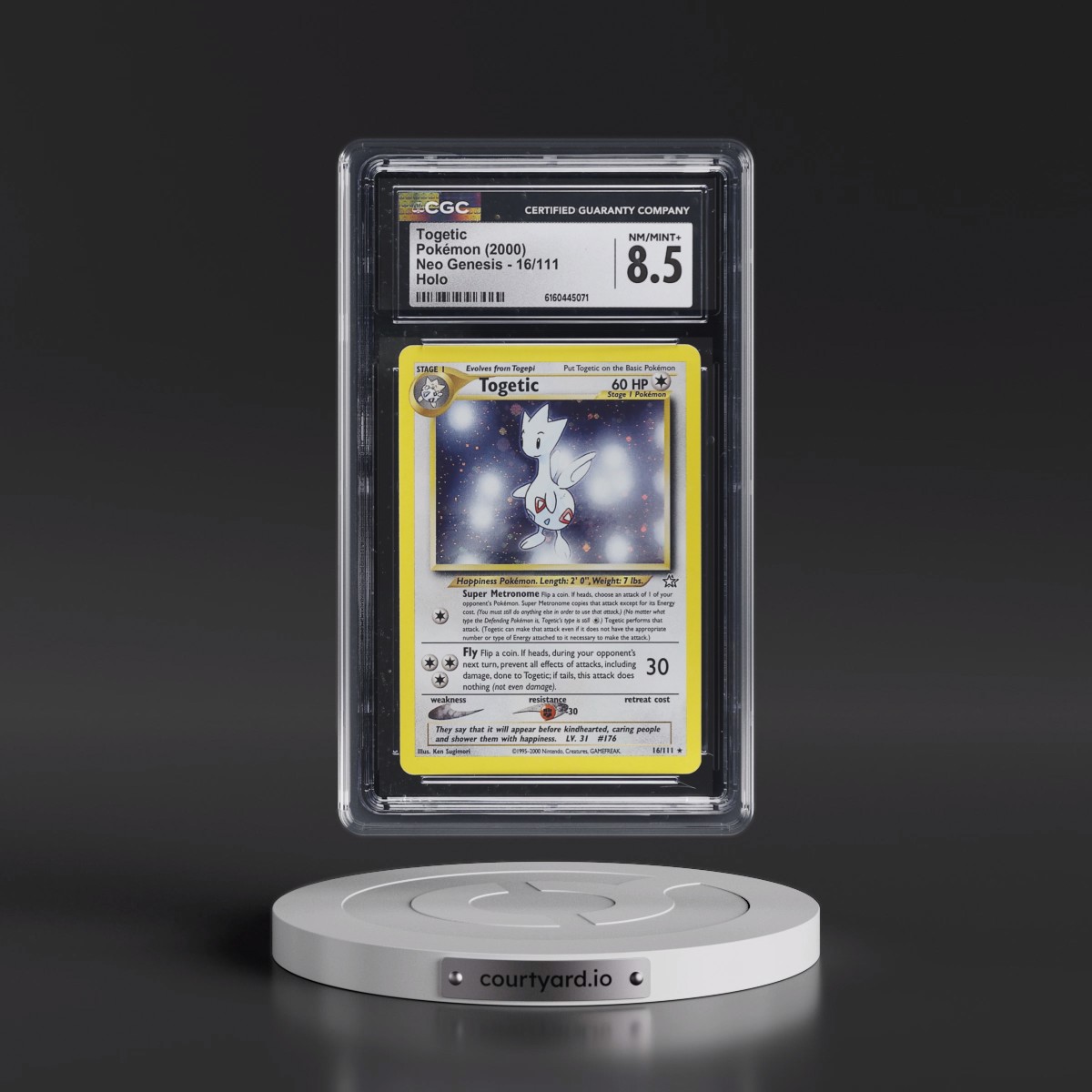 2000 Neo Genesis Togetic - Holo #16/111 CGC 8.5