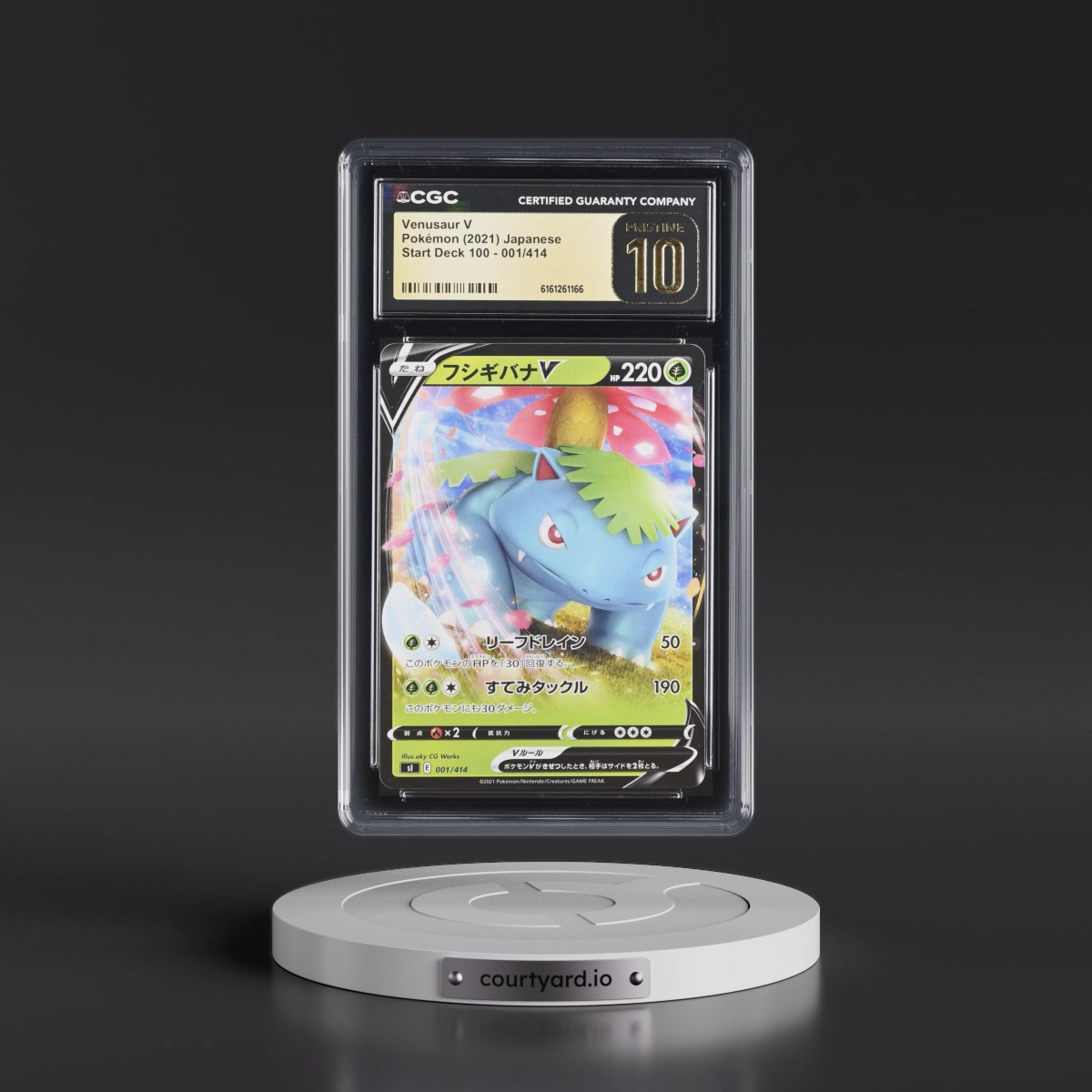 2021 Start Deck 100 #001/414 Venusaur V - (Non-Holo) (CGC 10 PRISTINE)