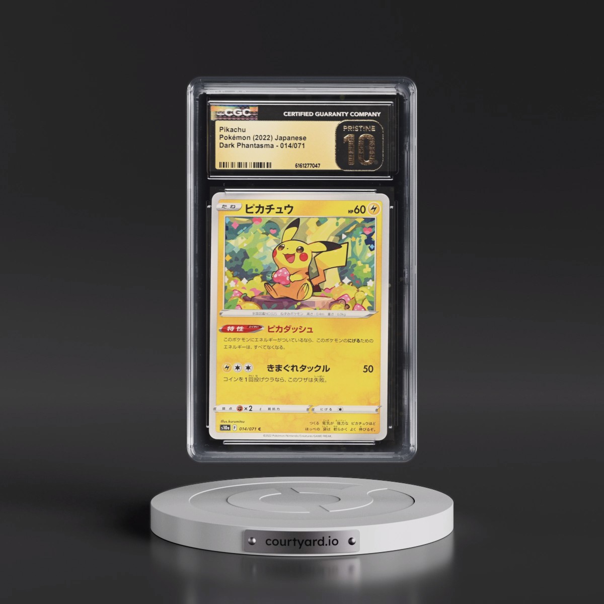 2021 Dark Phantasma #014/071 Pikachu (CGC 10 PRISTINE)
