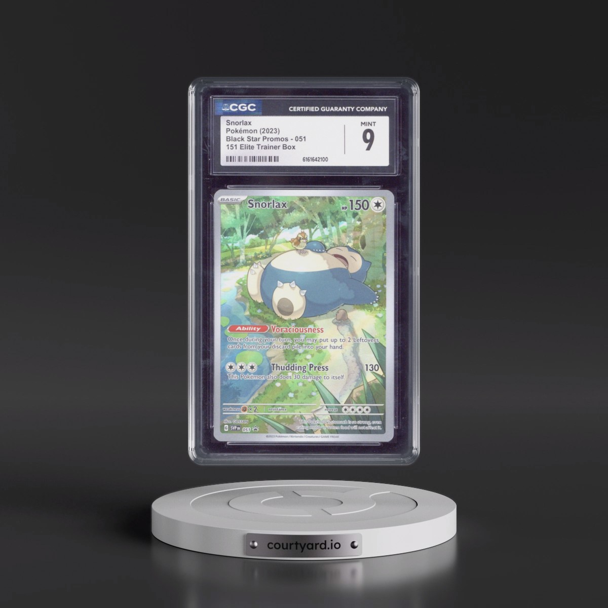 2023 Black Star Promos - Scarlet & Violet SVPEN #051 Snorlax - 151 Elite Trainer Box (Holo) (CGC 9 MINT)