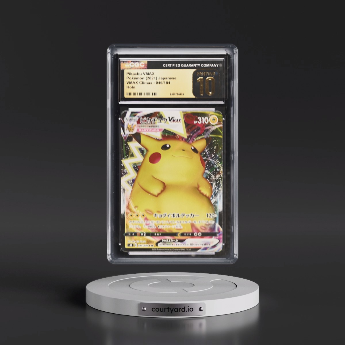 2021 VMAX Climax Pikachu VMAX - Holo #046/184 CGC 10