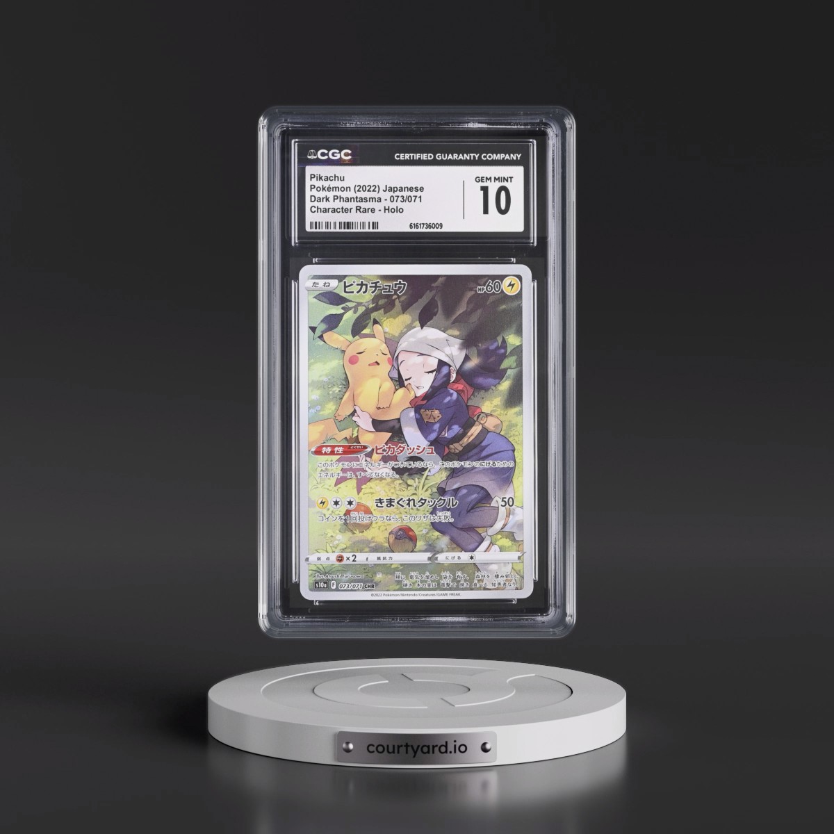 2021 Dark Phantasma #073/071 Pikachu - Character Rare Holo (CGC 10 GEM MINT)