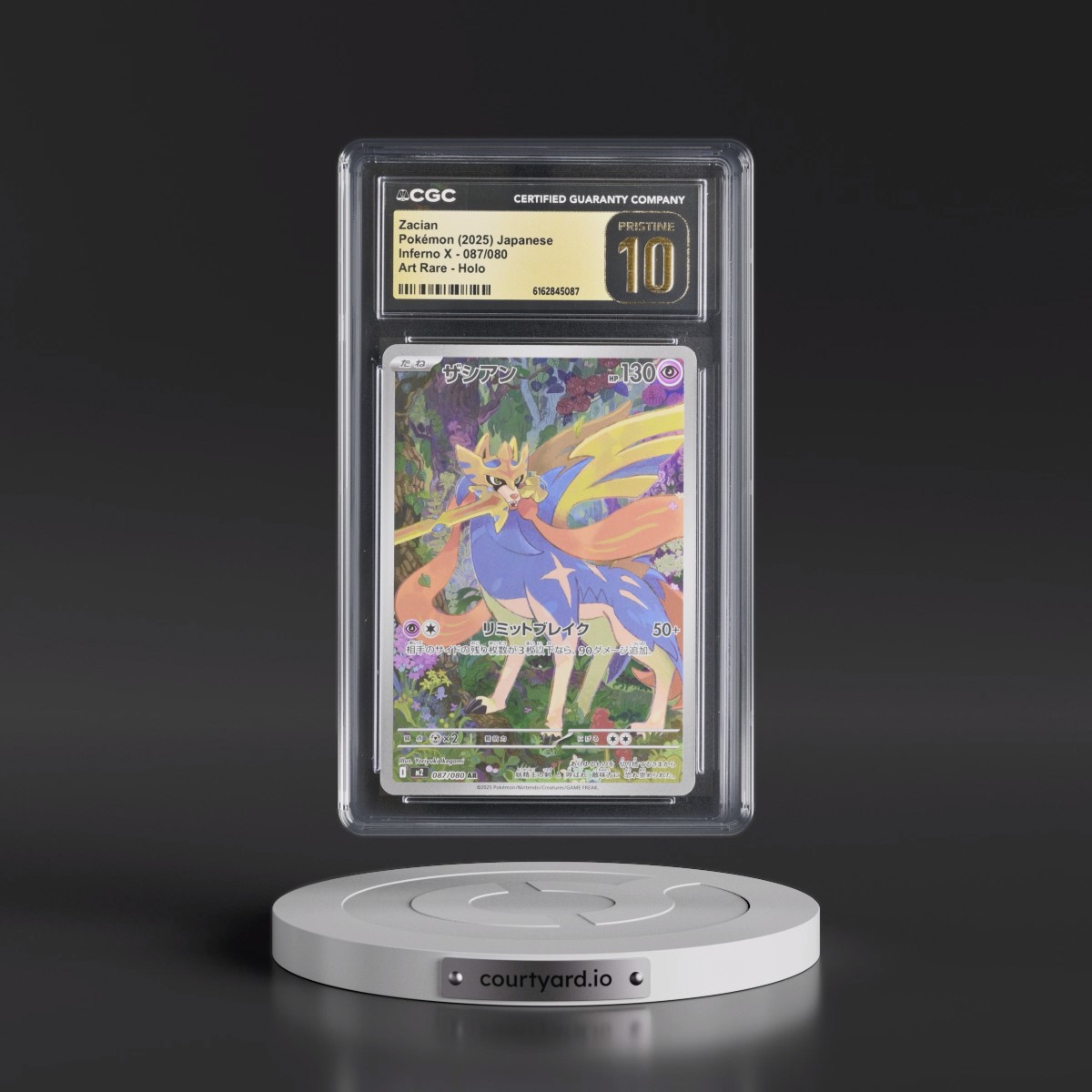 2025 Inferno X - M2 Zacian - Art Rare Holo #087/080 CGC 10