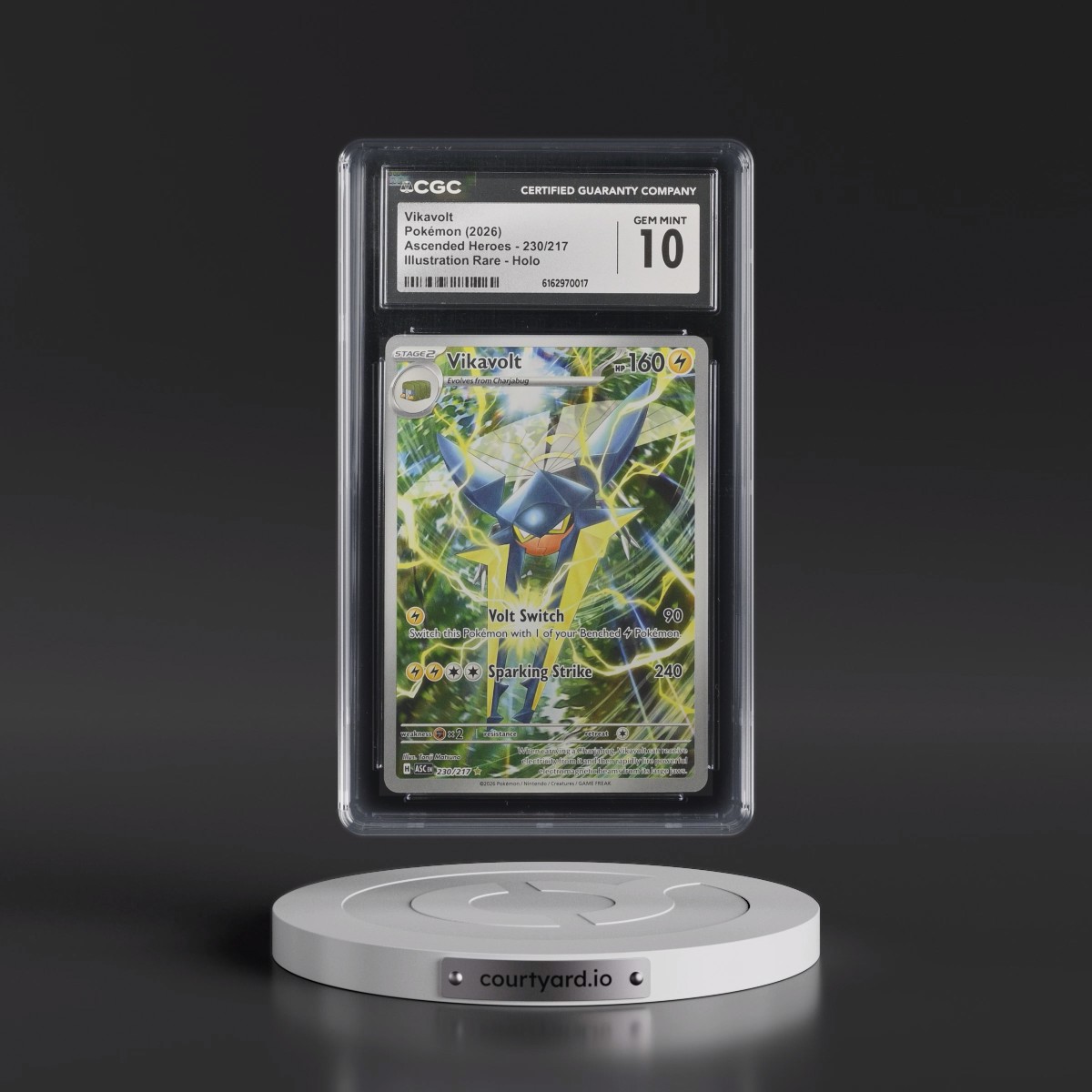 2026 Ascended Heroes - ASC EN #230/217 Vikavolt - Illustration Rare Holo (CGC 10 GEM MINT)