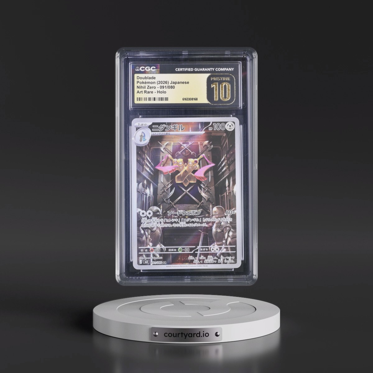 2026 Nihil Zero - M3 Doublade - Art Rare Holo #091/080 CGC 10