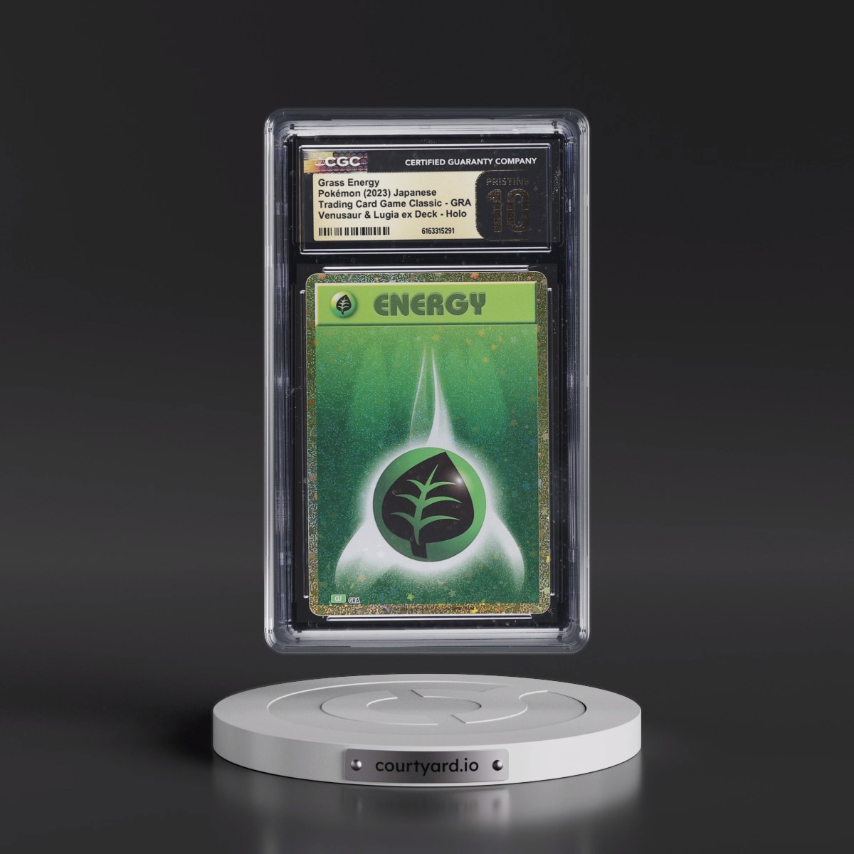 2023 Trading Card Game Classic - CLF, CLL, CLK #GRA Grass Energy - Venusaur & Lugia ex Deck - CLF Holo (CGC 10 PRISTINE)