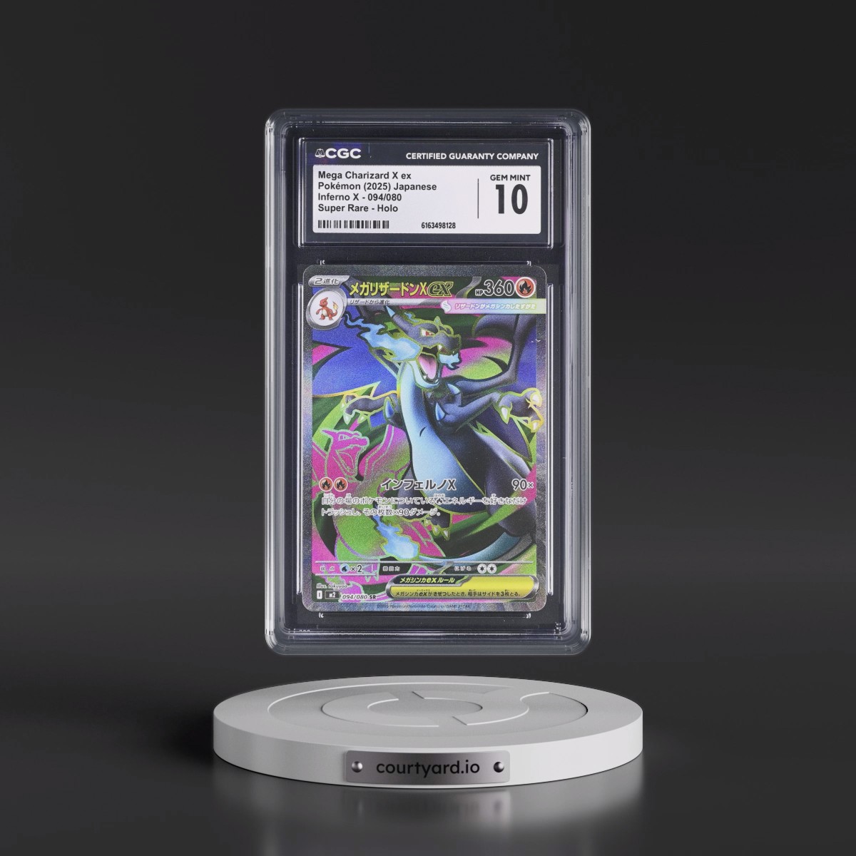2025 Inferno X - M2 #094/080 Mega Charizard X ex - Super Rare Holo (CGC 10 GEM MINT)