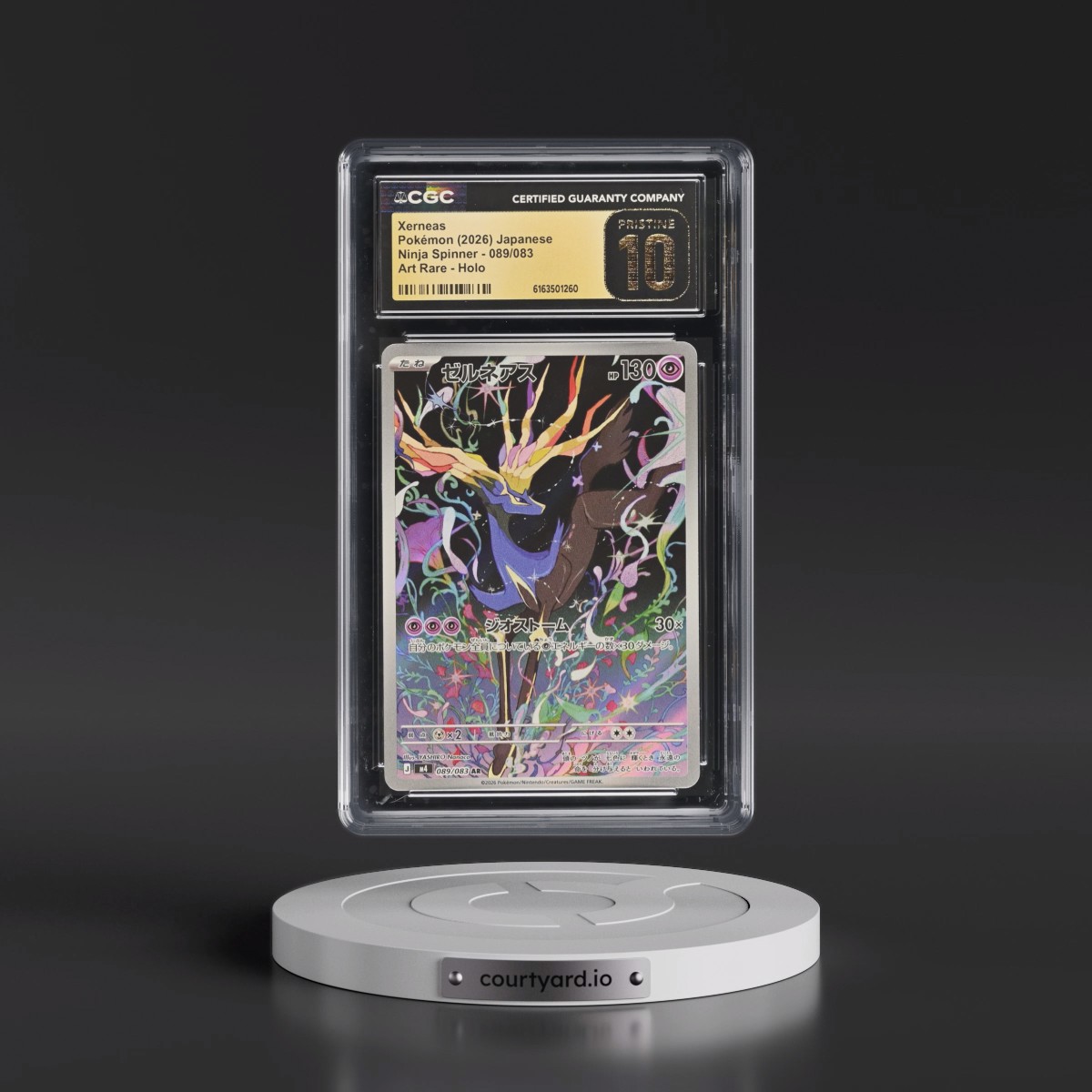 2026 Ninja Spinner - M4 #089/083 Xerneas - Art Rare Holo (CGC 10 PRISTINE)