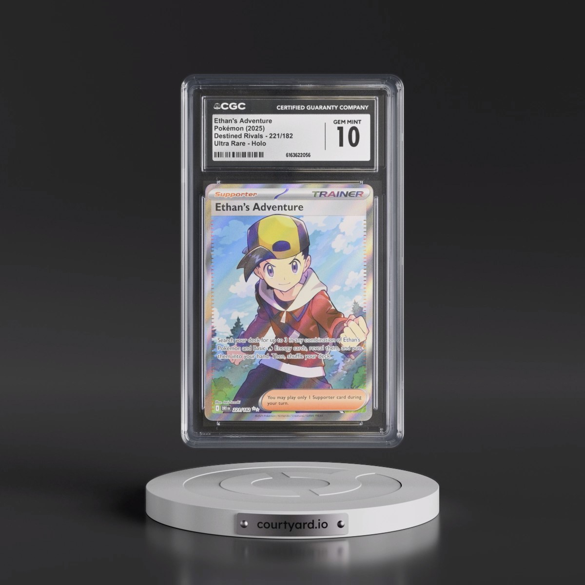 2025 Destined Rivals - DRI EN #221/182 Ethan's Adventure - Ultra Rare Holo (CGC 10 GEM MINT)