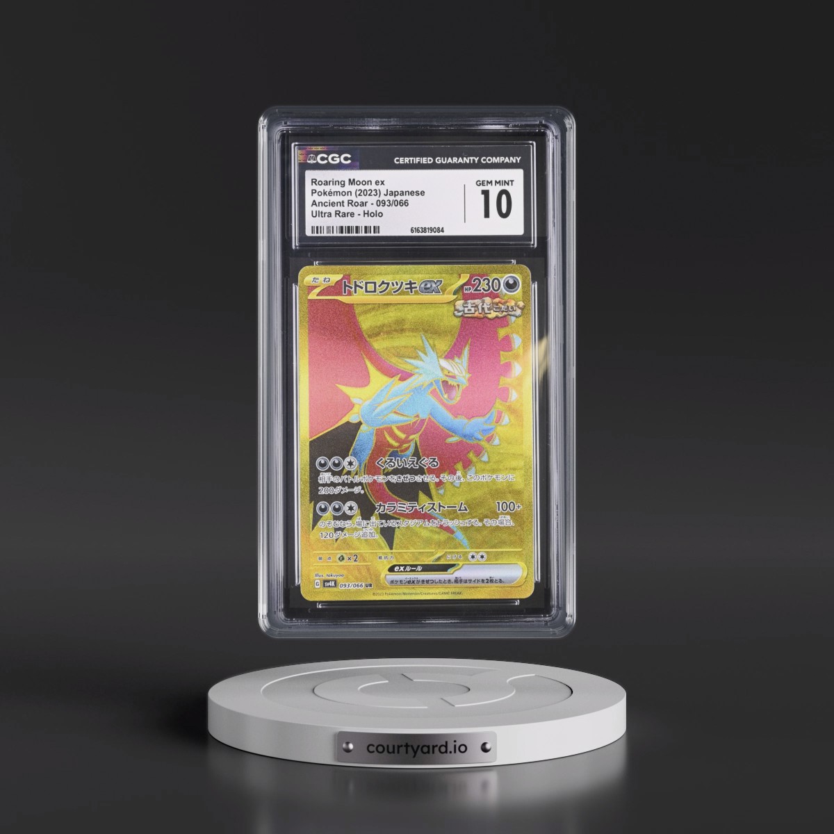 2023 Ancient Roar Roaring Moon ex - Ultra Rare Holo #093/066 CGC 10