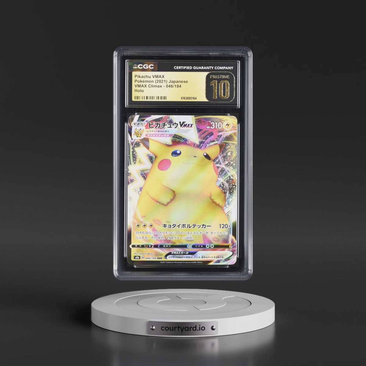 2021 VMAX Climax #046/184 Pikachu VMAX - Holo (CGC 10 PRISTINE)